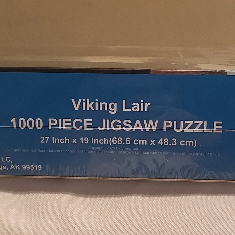 VIKING LAIR AMERICAN GOTHIC QUARANTINE MASK 1000 PC JIGSAW PUZZLE - COLLECTORS